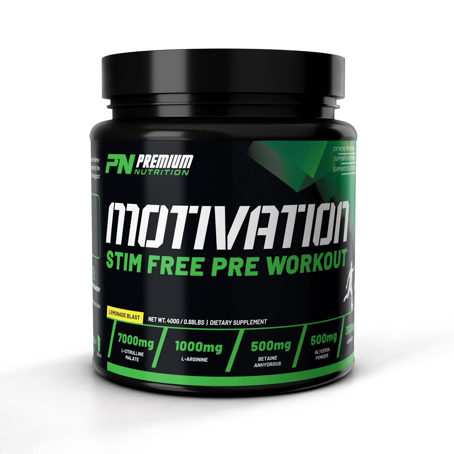 MOTIVATION V3 💪 Pre-Workout (Stim-Free)